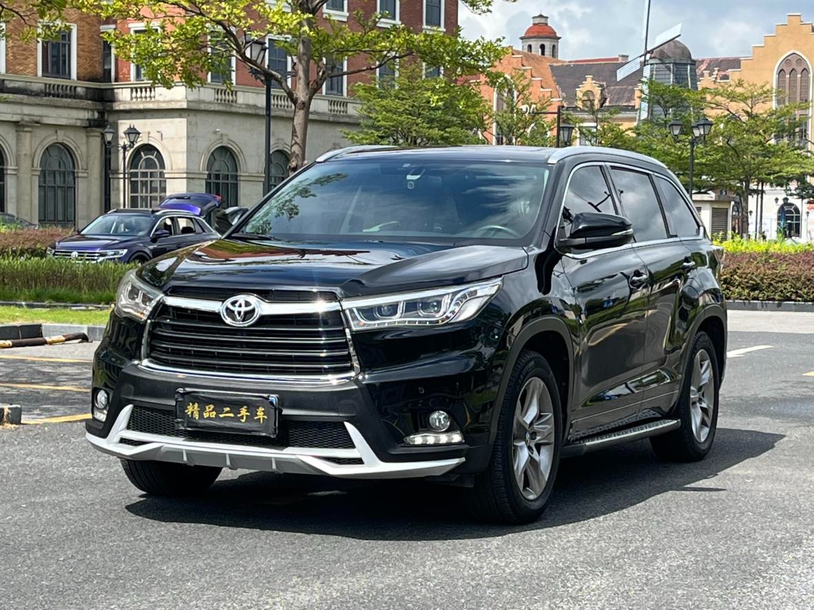 2016 Toyota Highlander Black 7-Seater 2WD